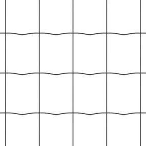 vidaXL Φράχτης Εuro Γκρι 0,4 x 25 μ Σίδηρος με επικάλυψη PVC