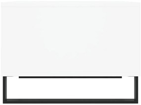vidaXL Τραπεζάκι Σαλονιού Λευκό 60x50x36,5 εκ. από Επεξεργασμένο Ξύλο