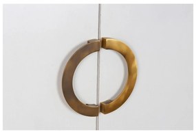 Ντουλάπι DKD Home Decor Λευκό Χρυσό Μέταλλο Λεύκες 120 x 50 x 175 cm