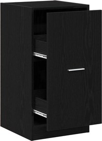 vidaXL Φαρμακοποιϊκή Ντουλάπα Μαύρη δρυς 40 x 41 x 77.5 εκ.