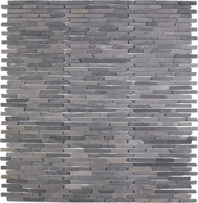 vidaXL Πλακίδια Μωσαϊκού Γκρι 30 x 30 cm Μάρμαρο