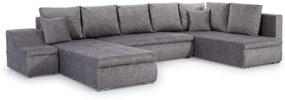 Γωνιακός καναπές Ginny-Gkri Skouro-Αριστερή - 340.00 Χ 200.00 Χ 88.00