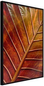 Αφίσα - Bronze Leaf - 20x30 - Μαύρο - Χωρίς πασπαρτού