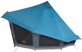 vidaXL Τέντα Tipi για 10 άτομα, αδιάβροχη σε μπλε χρώμα