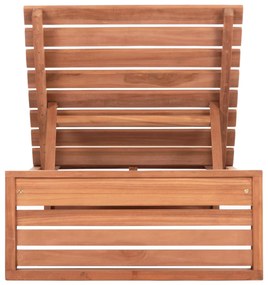 Επαγγελματική Ξαπλώστρα ZIZEL Ξύλο Teak σε Φυσικό 200x71x30Υ εκ. 200x71x30 εκ.