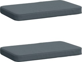 vidaXL Μαξιλάρια Πάγκου 2 Τεμαχίων VUGHT 2 pcs 100% Πολυεστέρας Μπλε