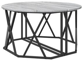 vidaXL Γκρι Sonoma Τραπέζι Σαλονιού 80x80x42 εκ. Κατασκευασμένο από Επικαλυμμένο Ξύλο