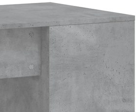 vidaXL Γραφείο Γκρι Σκυροδέματος 102 x 50 x 75 εκ. Επεξεργασμένο Ξύλο