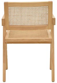 Καρέκλα - Πολυθρόνα Winslow φυσικό rubberwood 52x59x79εκ 52x59x79 εκ.