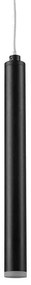 Φωτιστικό Οροφής Led Tubular 321691132 Ø40x150cm Black Trio Lighting Metal