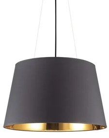 Κρεμαστό Φωτιστικό Οροφής Nordik μαύρο με χρυσό Ideal Lux-161662-Μαύρο-Χρυσό 161662