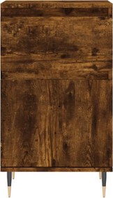 vidaXL Ντουλάπια 2 τεμ. Καπνιστή Δρυς 40x35x70 εκ. από Επεξεργ. Ξύλο