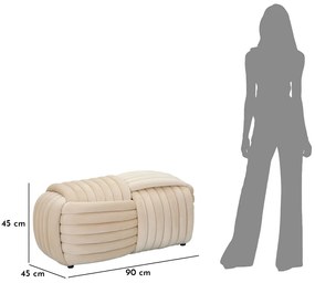 Σκαμπό Μπεζ SOFTY 45x90