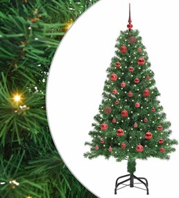 vidaXL Τεχνητό Χριστουγεννιάτικο Δέντρο με 150 LED Πράσινο 150 cm