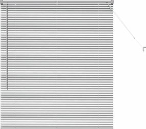 vidaXL Βενετσιάνικες Ρόδες Ασημί 130 x 120 εκ Αλουμίνιο