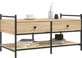 vidaXL Τραπεζάκι Σαλονιού Sonoma Δρυς 99x50x50 εκ. Επεξεργασμένο Ξύλο