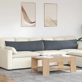 vidaXL Μαξιλάρι Καναπέ 2 pcs Σκούρο Γκρι 145 x 40 εκ.