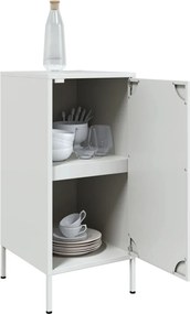 vidaXL Ντουλάπι Λευκό 36 x 39 x 79 εκ. από Χάλυβα