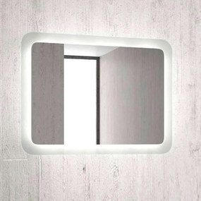 Καθρέπτης Μπάνιου Με Φως Led Adel 100x60cm Clear Karag Glass