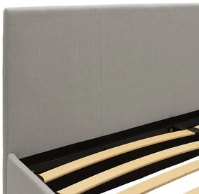 Κρεβάτι Norse pakoworld διπλό ύφασμα γκρι με αποθηκευτικό χώρο 160x200εκ