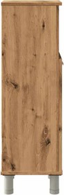 vidaXL Ντουλάπι Μπάνιου Τεχνίτης Δρυς 30x30x95 εκ. Επεξεργασμένο Ξύλο