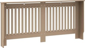 vidaXL Καπάκι Καλοριφέρ 2 pcs Καφέ 172 x 19 x 81,5 cm