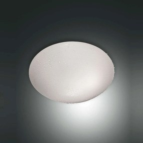 Φωτιστικό Οροφής - Πλαφονιέρα Pandora 2650-61-102 White Fabas Luce Μέταλλο,Γυαλί