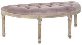 Σκαμπό DKD Home Decor   Φυσικό Ροζ πολυεστέρας Βελούδο ξύλο καουτσούκ (125 x 43 x 48 cm)