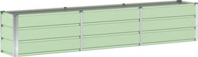 vidaXL Γλάστρα Πράσινο 240 x 40 x 45 cm Ατσάλι