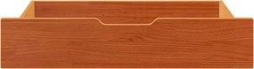 vidaXL Συρτάρια Κρεβατιού 2 τεμ 85x55x17 εκ. Καφέ Κεριού Μασίφ Πεύκο