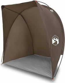 vidaXL Αδιάβροχη αλιευτική σκηνή καφέ