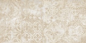 Keros London Decorado Beige 25x50 - Πλακάκι μπάνιου