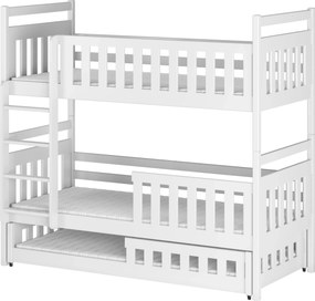 OLIWIA 90x190 white bunk bed Lano Furniture