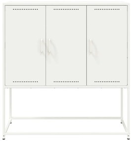 vidaXL Ντουλάπι Λευκό 100,5x39x107 εκ. Ατσάλινος