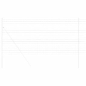 vidaXL Φράχτης Εuro Ασημί 1.2 x 25 m Χάλυβας με θερμή επιμετάλλωση