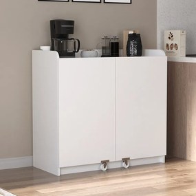 Megapap Ντουλάπι Κουζίνας - Μπάνιου Altay I Λευκό 97,8x44,1x91,5εκ.