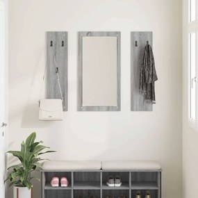 vidaXL Τοίχου Κρεμάστρα Επιτοίχιο Γκρι sonoma 96 x 1.5 x 90 εκ