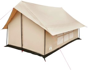 vidaXL Καταφύγιο Τέντας Κρεμ 340 x 246 x 210 εκ. Πολυβάμβακας