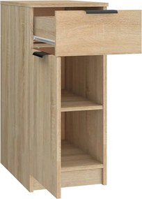 vidaXL Ντουλάπι Γραφείου Sonoma Δρυς 33,5x50x75 εκ. Επεξεργ. Ξύλο