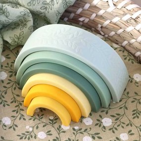 Πυραμίδα Στοίβαξης Α Little Lovely Company Rainbow Sage SISTSA02