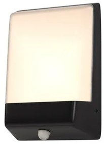 Απλίκα Φωτιστικό Τοίχου LED 9W Ανθρακί IP44 Ανιχνευτής Κίνησης Αισθητήρας Row O448WL-L9GF3KSR Maytoni-O448WL-L9GF3KSR-Ανθρακί O448WL-L9GF3KSR