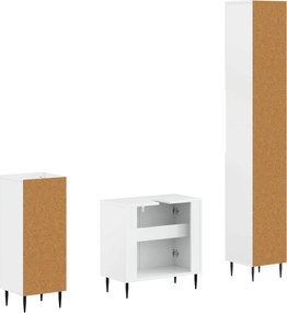 vidaXL Σετ ντουλαπιών μπάνιου 3 τεμαχίων HAARLEM Επεξεργασμένο Ξύλο