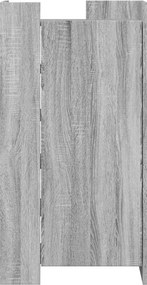 vidaXL Παπουτσοθήκη Γκρι Sonoma 52x37,5x100 εκ. από Επεξεργ. Ξύλο