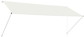 vidaXL Τέντα Συρόμενη Κρεμ 300 x 150 εκ.