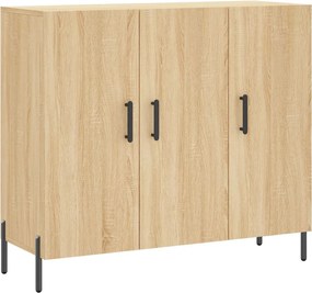 vidaXL Ντουλάπι Sonoma δρυς 90x34x80 εκ. Επεξεργασμένο Ξύλο