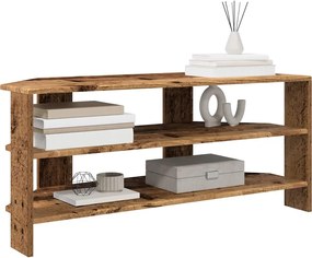 vidaXL ΓωνιακήΒάσηΤηλεόρασης Παλιό Ξύλο 102x40,5x45εκ