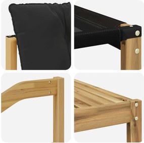 vidaXL Σειρά Καναπέ Εξωτερικού 8 pcs Λευκό και μαύρο