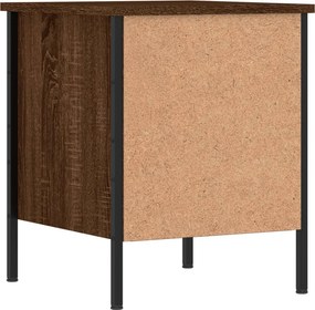 vidaXL Κομοδίνα 2 Τεμ. Καφέ Δρυς 40x42x50 εκ. από Επεξεργασμένο Ξύλο