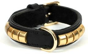 Κολλάρο Σκύλου Gloria Duna Μαύρο Χρυσό (55 x 2.5 cm)