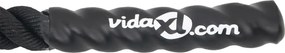 vidaXL Σχοινί Μάχης Μαύρο 6 μ. 4,5 κιλά Πολυεστέρας